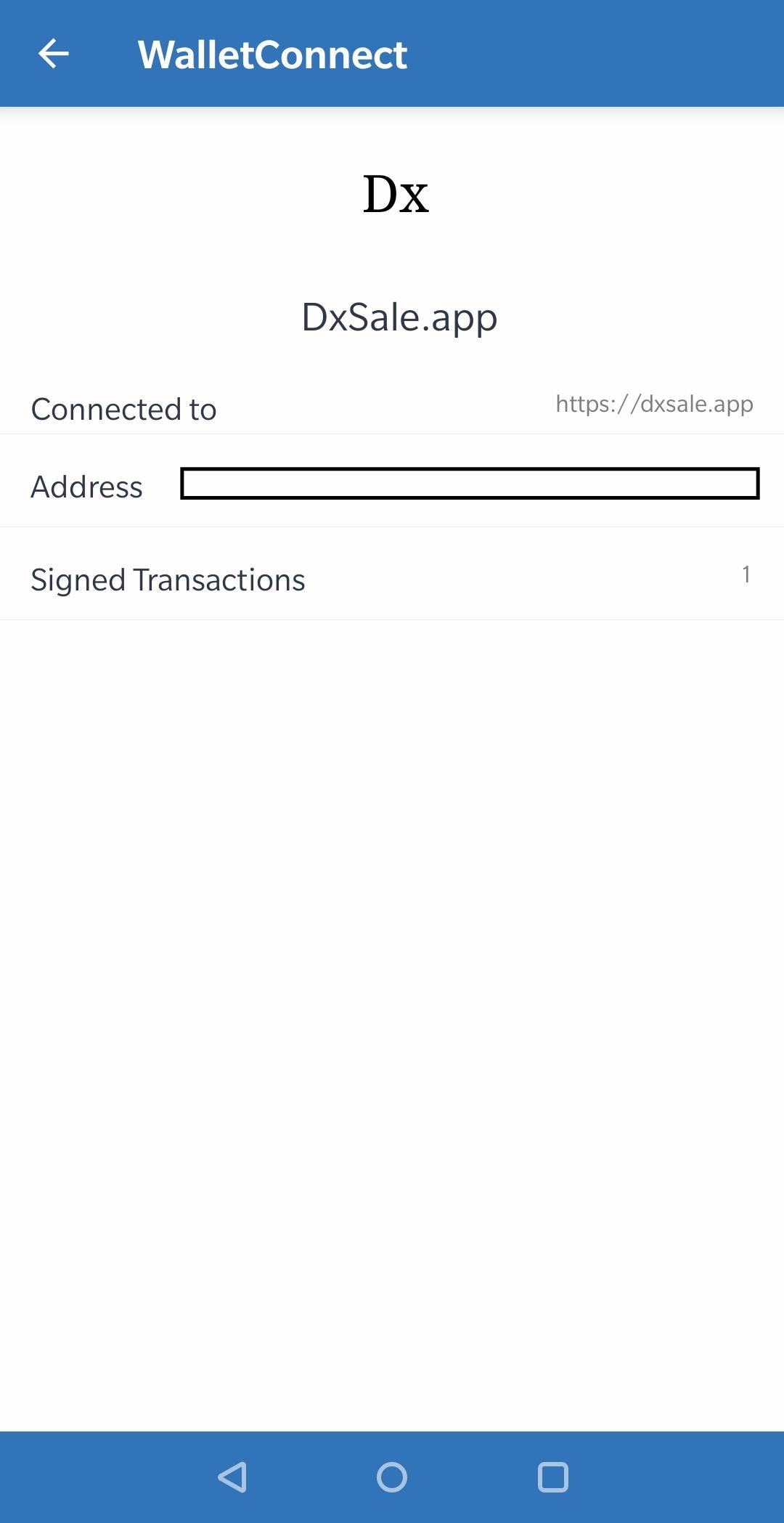 connect dxsale to trust wallet